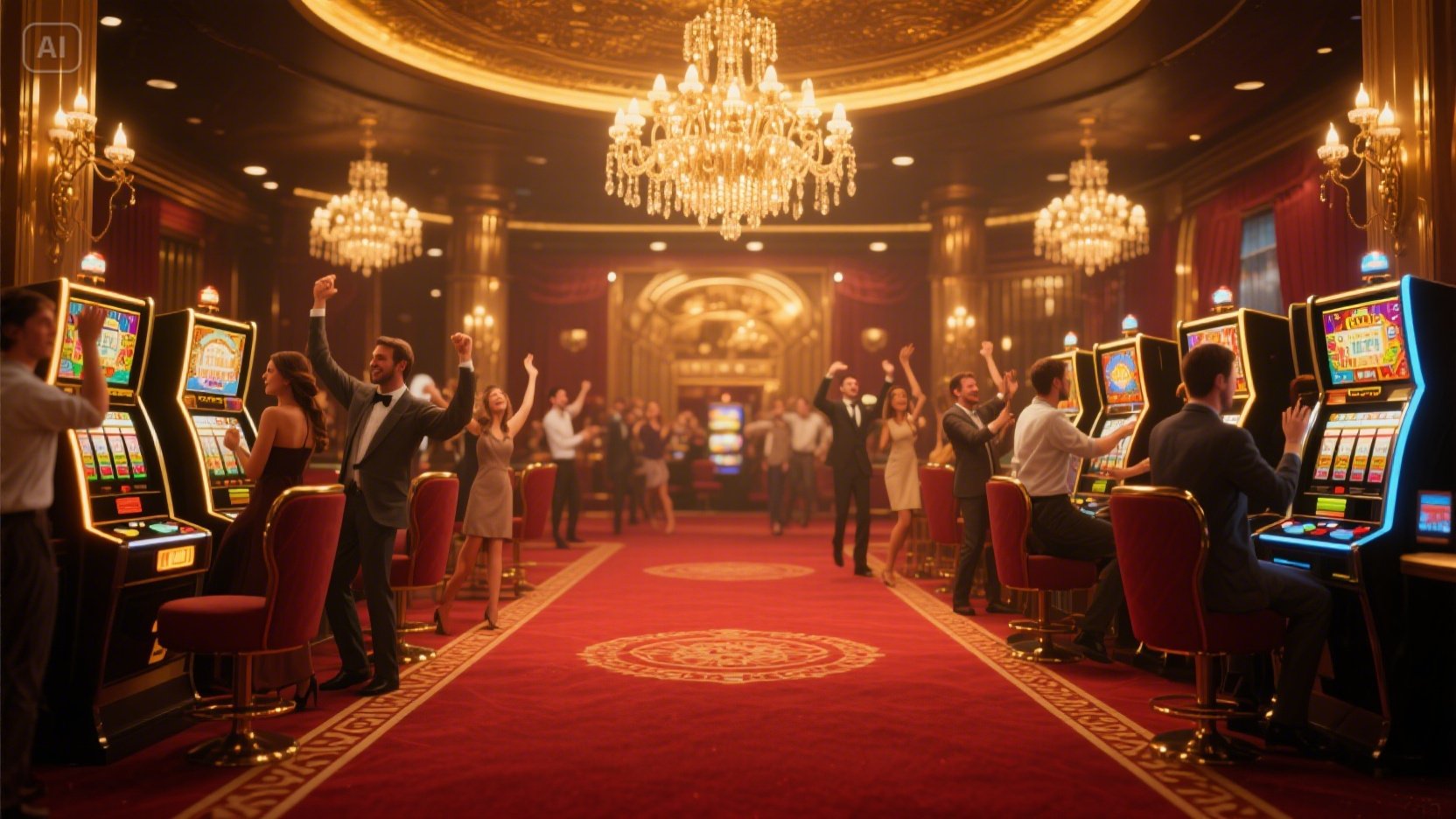 Casino Konami Gaming desktop and mobile interfaces